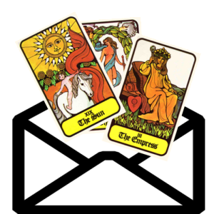 open envelope tarot